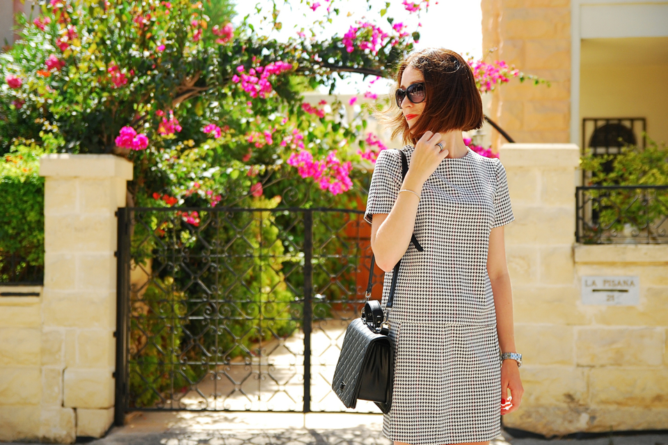 bluzka-i-spódnica-w-pepitkę