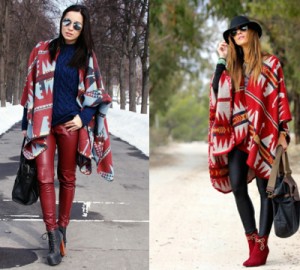 ponczo-do-czego-nosić