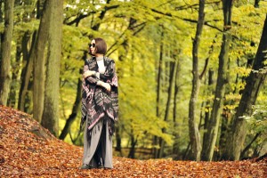 ponczo-w-azteckie-wzory