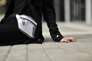silver bag