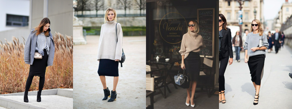 ołówkowa spódnica stylizacje