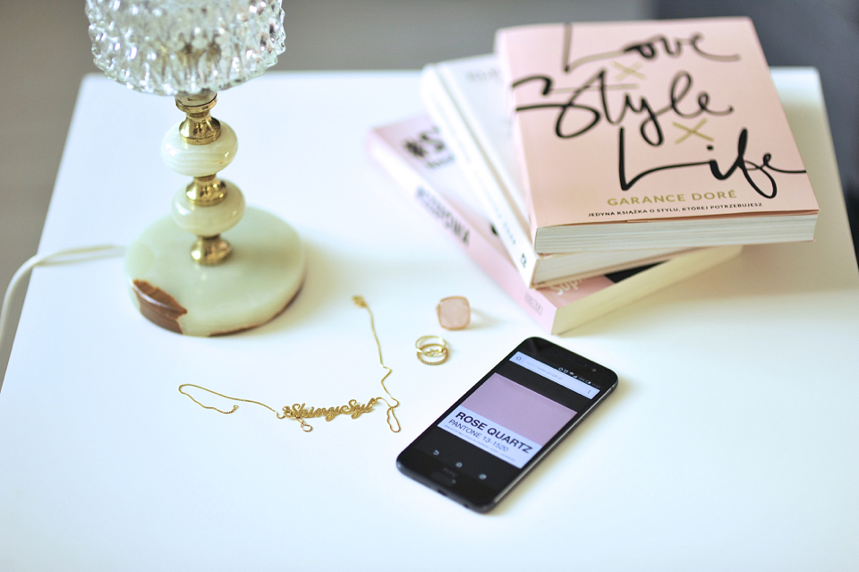 rose quartz home decor