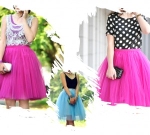 spódnica tiulowa na wesele