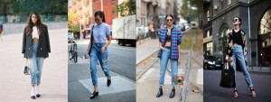 jak nosić mom jeans