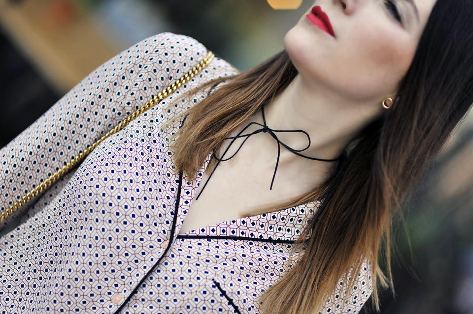 piżamowa koszula stylizacje