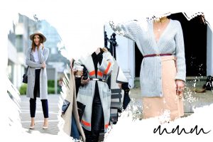 długi rozpinany sweter jak nosić