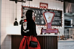 red skirt outfit ideas