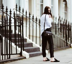 spodnie z lampasami jak nosić