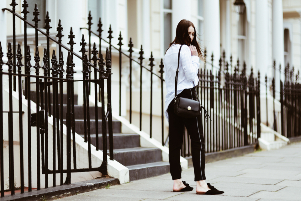 spodnie z lampasami jak nosić