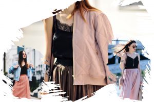 plisowana spódnica stylizacje