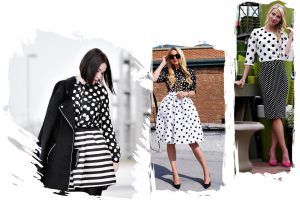 ubrania w grochy stylizacje hot trend