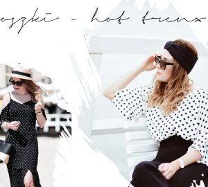 ubrania w groszki stylizacje hot trend