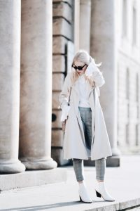 białe botki stylizacja