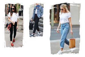 biała-koszulka-bluzka-pomysły-na-stylizacje-jak-nosić