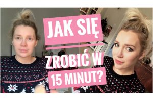 makijaż w 15 minut aga sava robi mi makijaż