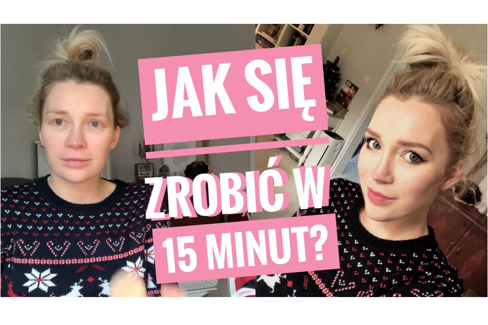 makijaż w 15 minut aga sava robi mi makijaż