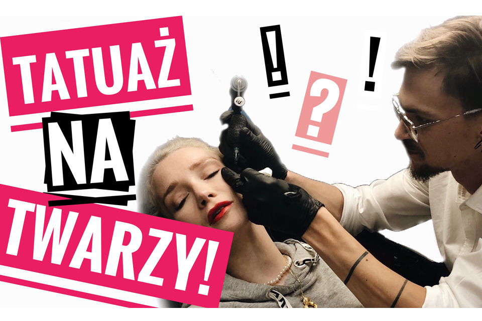 tatuaż na twarzy