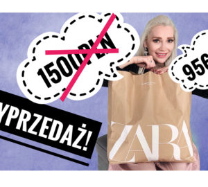 wyprzedaż zara blog
