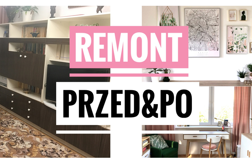 metamorfoza pokoju przed i po remont blog
