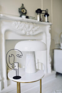 lampa glossy marmurowa grzybek - 1