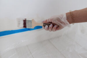 shiny syl kolor beżowy beżowa sypialnia malowanie inspiracja - 1