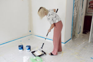 shiny syl kolor beżowy beżowa sypialnia malowanie inspiracja - 1